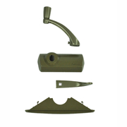 Stone Classic Hardware Set for 400 Series Casement Windows 1361537 Andersen 400 Series Casement Classic Stone Hardware Set Part Number 1361537