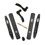 Newbury® Double Door Exterior Trim Set in Oil Rubbed Bronze (Living Finish)