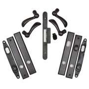 Yuma® Double Door Complete Trim Set in Distressed Bronze (Living Finish)