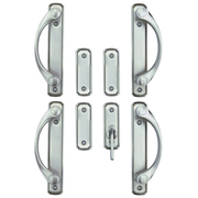 Gliding Patio Door Hardware - Complete Trim Set